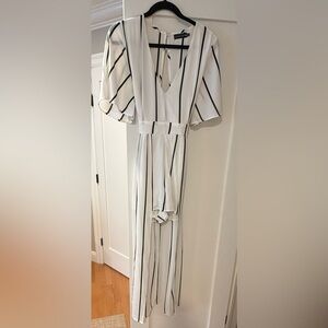 Crystal Doll BW Dress w/ Attached Shorts + Overlay Skirt